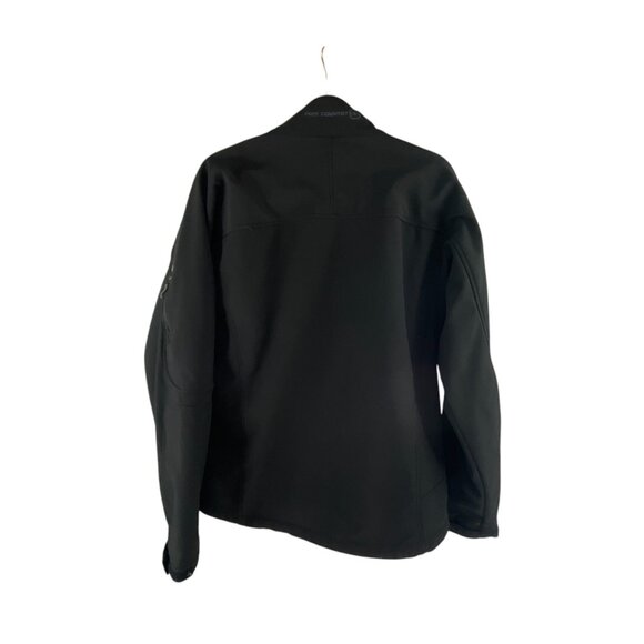 Free Country Mens Black Softshell Jacket Zipper Pockets Lined Outdoor Coat - Picture 4 of 4